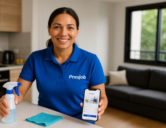 Aide ménagère Presjob – missions de ménage près de chez vous