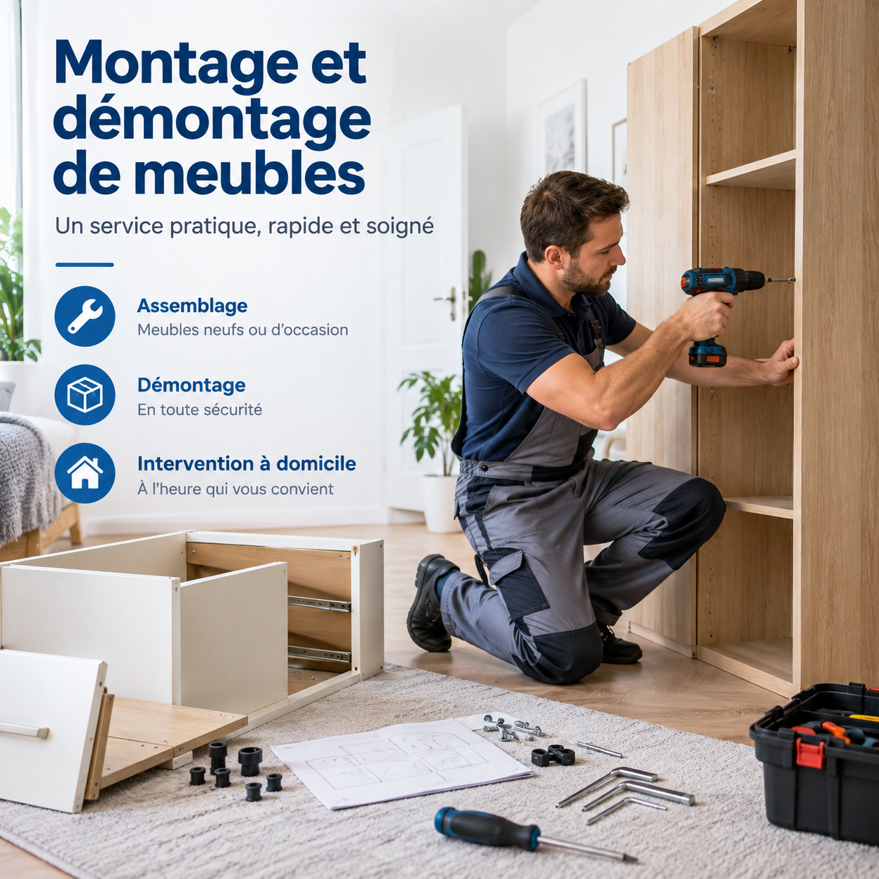 Montage et démontage de meubles presjob