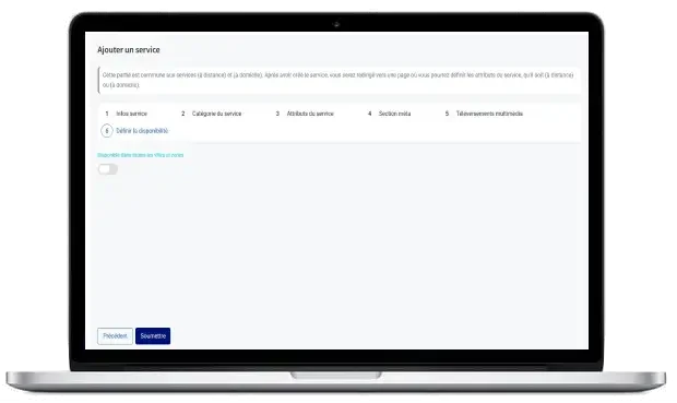 Définir la disponibilité sur ordinateur